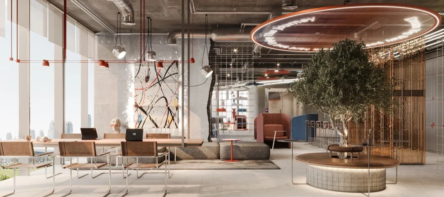 Co-working space at RAW District